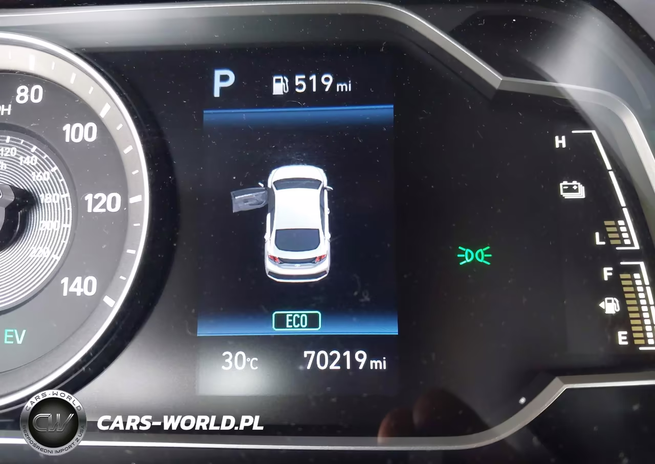 2020 Hyundai Ioniq Hybrid Blue VIN:KMHC65LC7LU218766 - 21