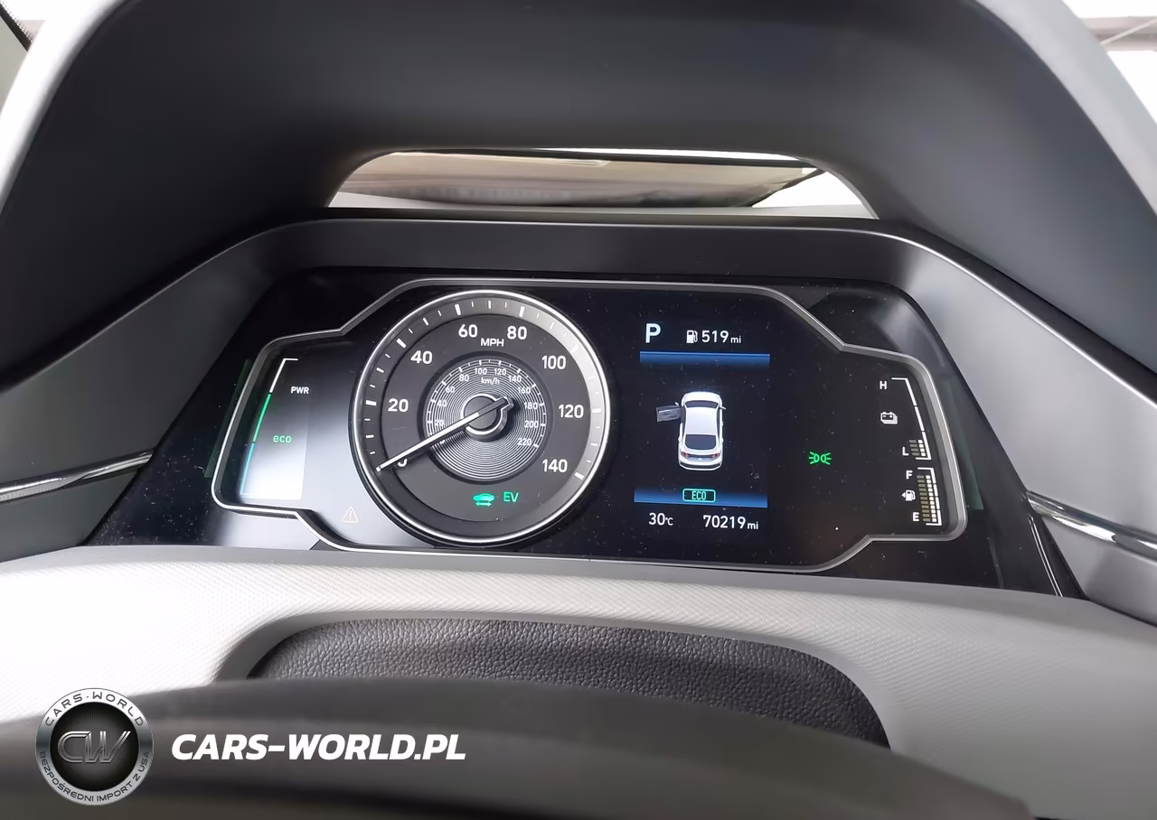 2020 Hyundai Ioniq Hybrid Blue VIN:KMHC65LC7LU218766 - 7