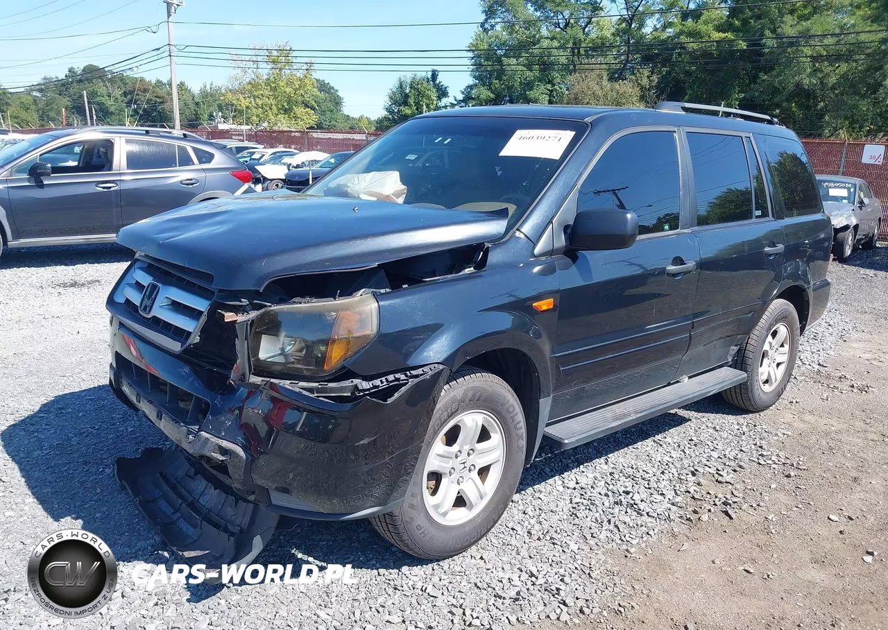 2006 Honda Pilot Lx VIN:2HKYF18186H560252 - 2
