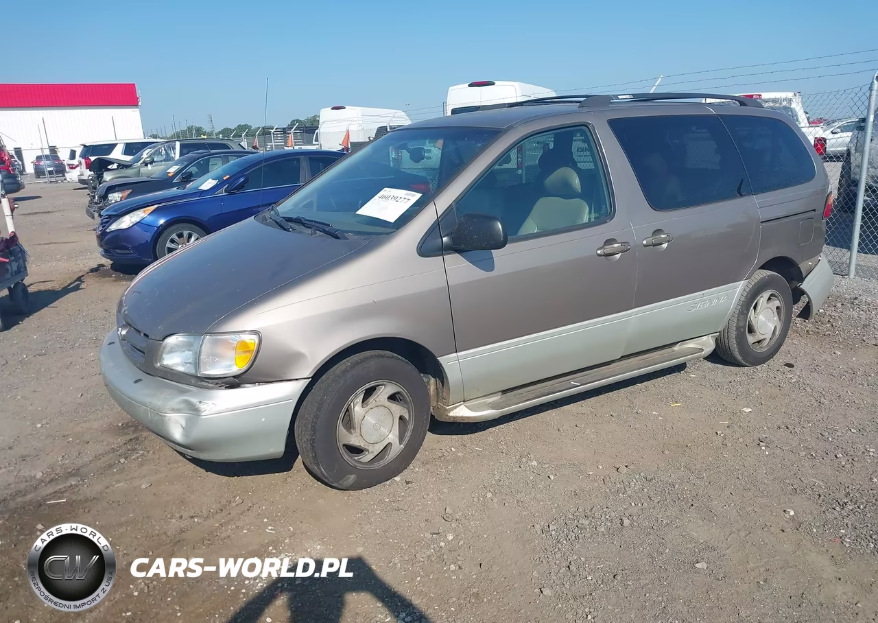 1998 Toyota Sienna Xle VIN:4T3ZF13C3WU057721 - 2