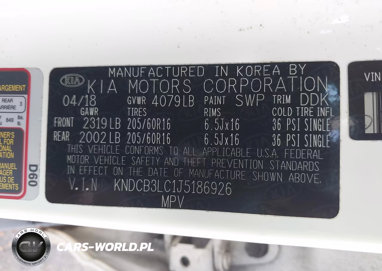 2018 Kia Niro Fe VIN:KNDCB3LC1J5186926 - 9
