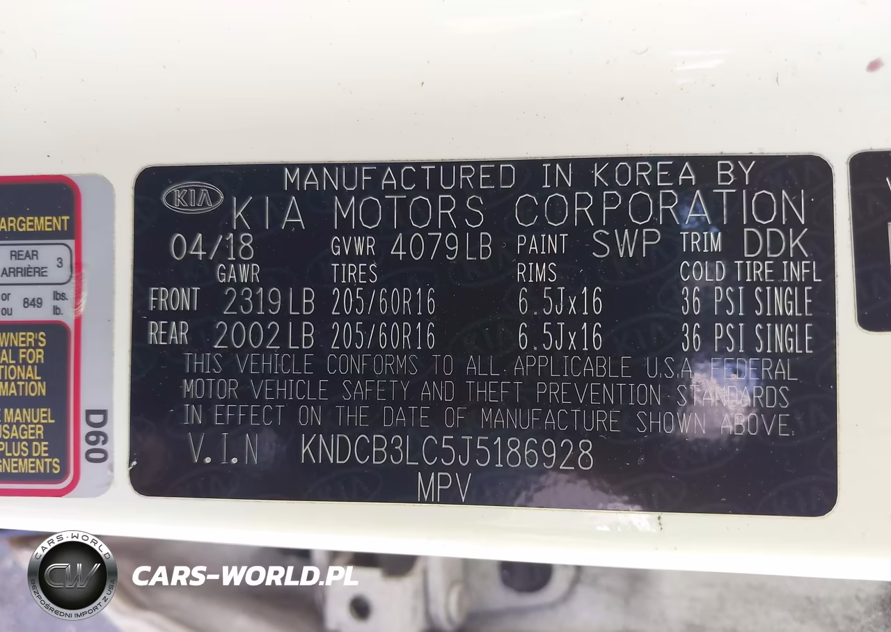 2018 Kia Niro Fe VIN:KNDCB3LC5J5186928 - 9