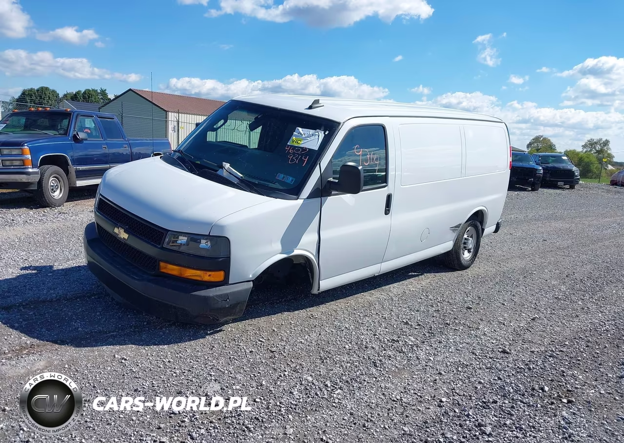 2019 Chevrolet Express 2500 Work Van VIN:1GCWGAFGXK1328247 - 2