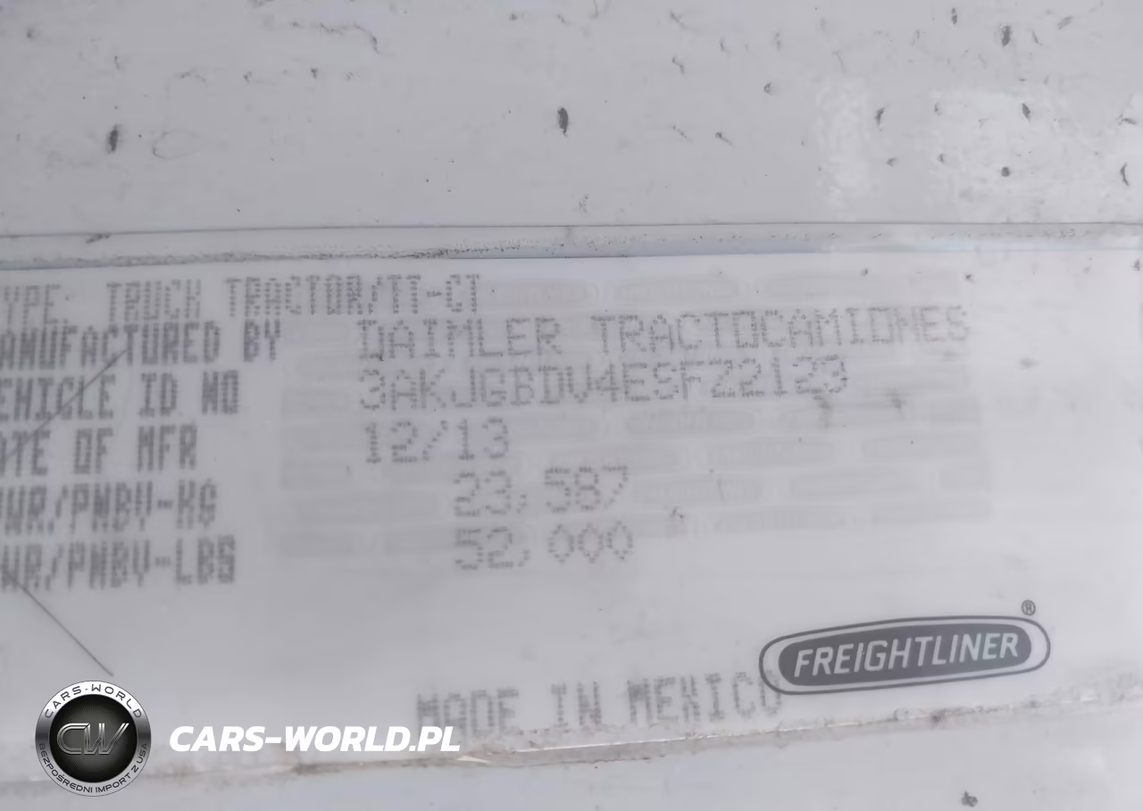 2014 Freightliner Cascadia 113 VIN:3AKJGBDV4ESFZ2123 - 8