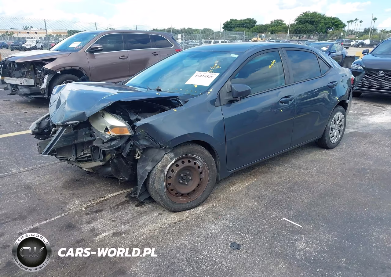 2016 Toyota Corolla Le VIN:2T1BURHE5GC544222 - 2