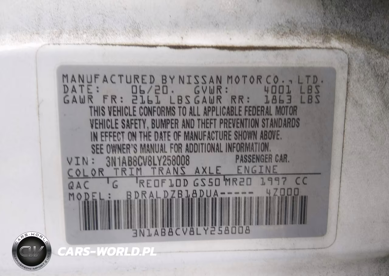 2020 Nissan Sentra Sv Xtronic Cvt VIN:3N1AB8CV8LY258008 - 9