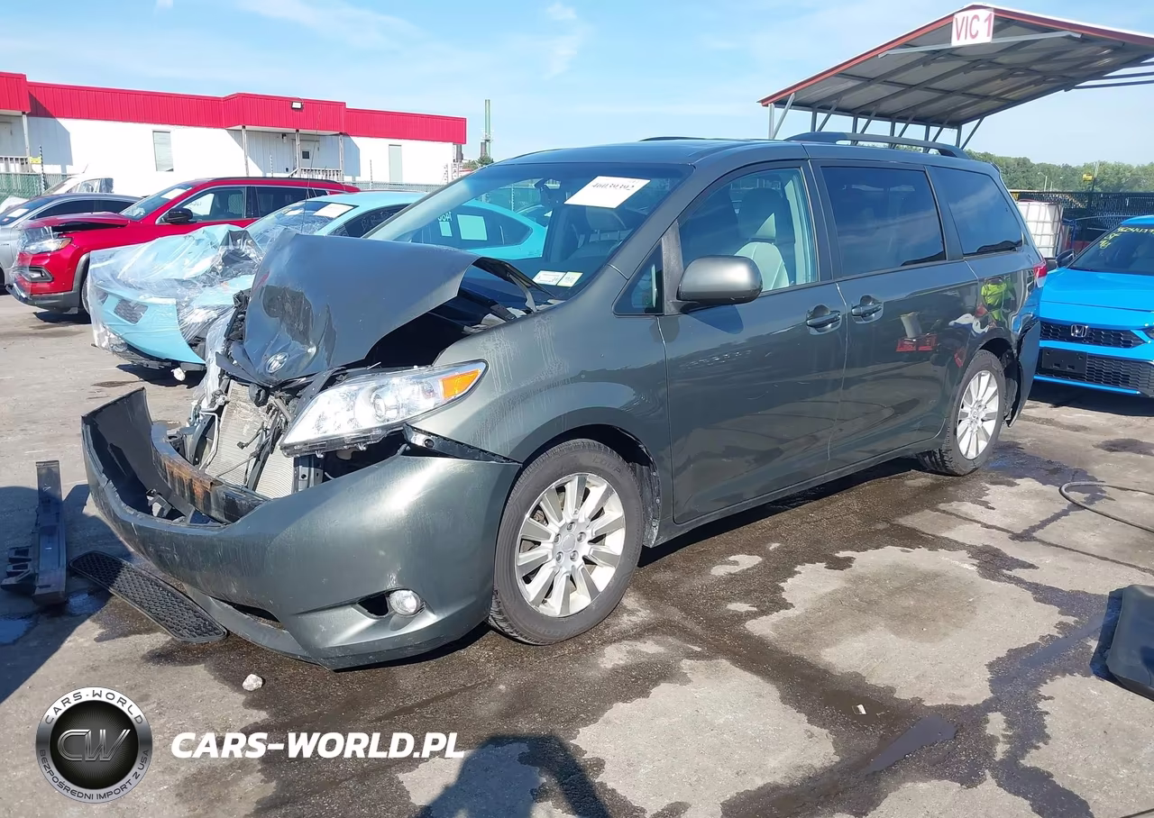 2012 Toyota Sienna Xle 7 Passenger VIN:5TDDK3DC6CS045446 - 2