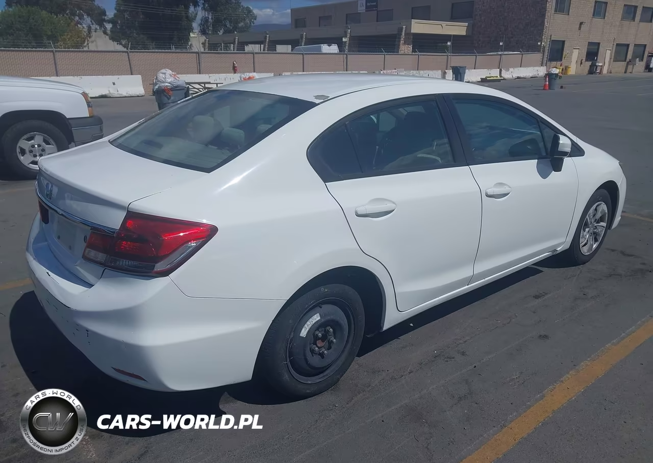 2014 Honda Civic Lx VIN:2HGFB2F54EH503229 - 4