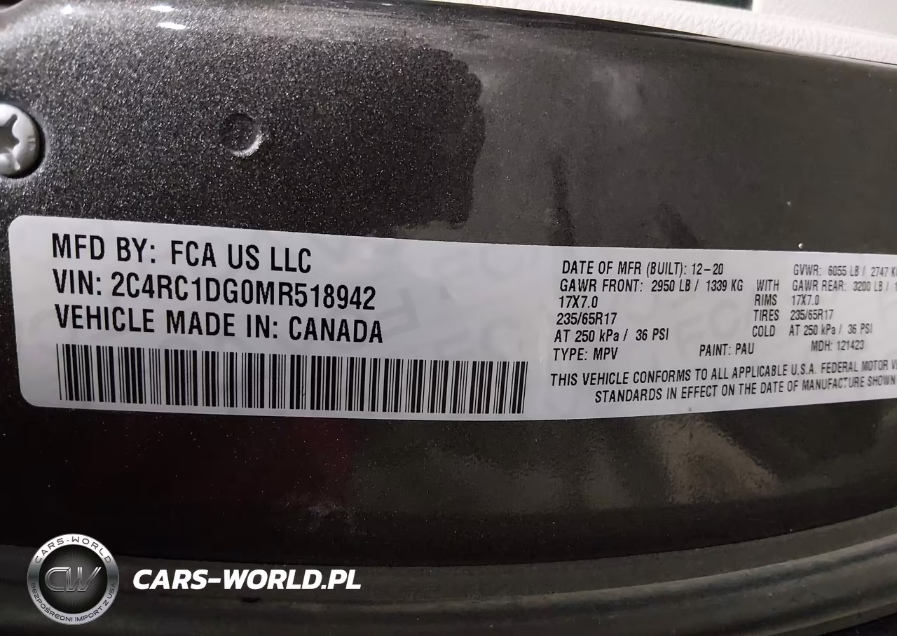 2021 Chrysler Voyager Lxi VIN:2C4RC1DG0MR518942 - 9