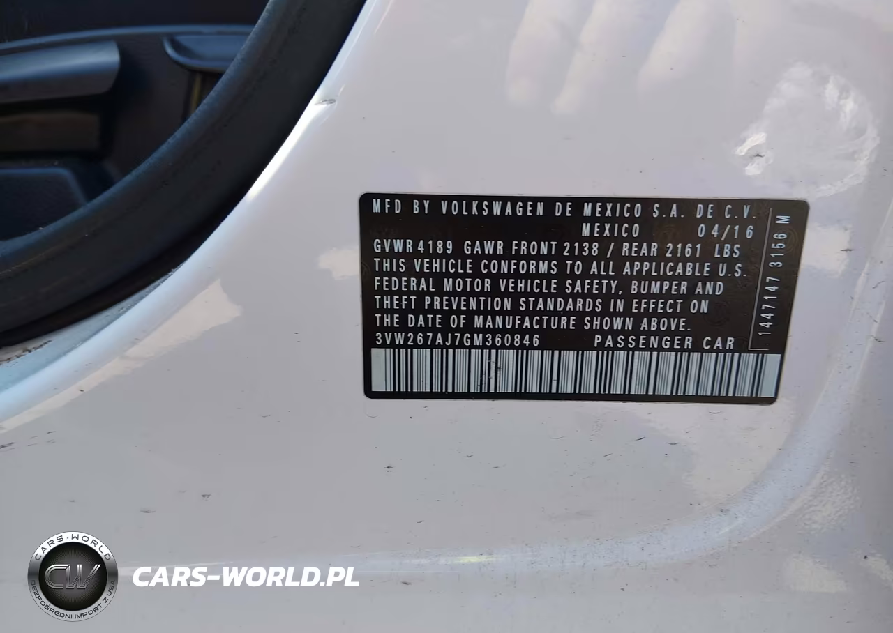 2016 Volkswagen Jetta 1.4T S VIN:3VW267AJ7GM360846 - 9