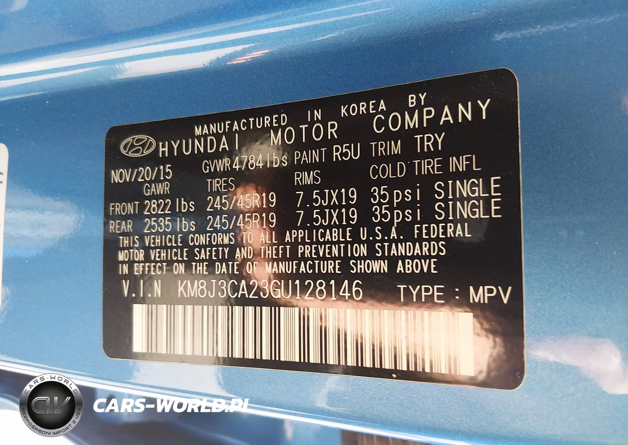 2016 Hyundai Tucson Limited VIN:KM8J3CA23GU128146 - 9