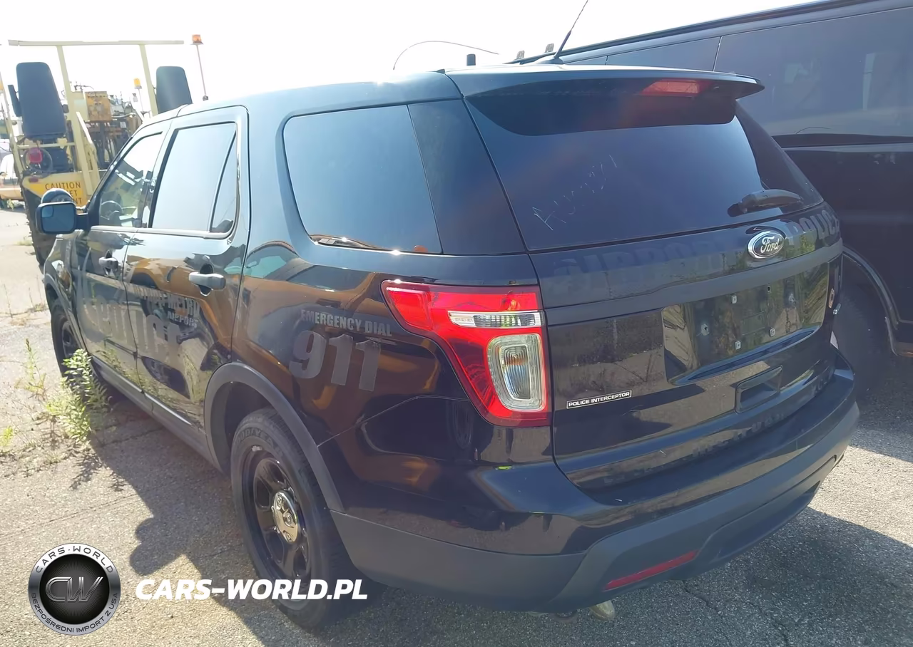 2014 Ford Utility Police Interceptor VIN:1FM5K8AR6EGB59241 - 3