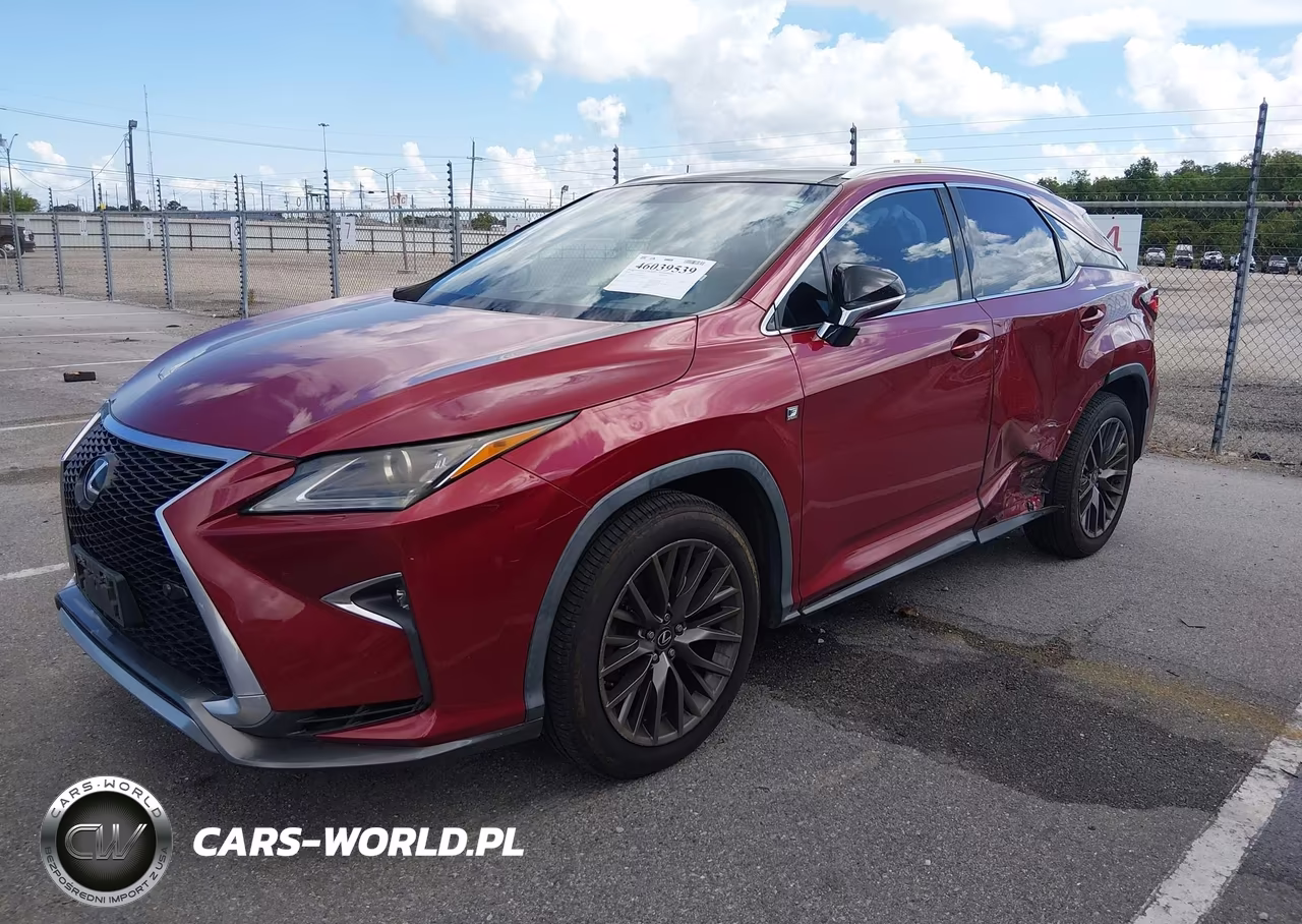 2016 Lexus Rx 350 F Sport VIN:2T2BZMCA4GC012898 - 2
