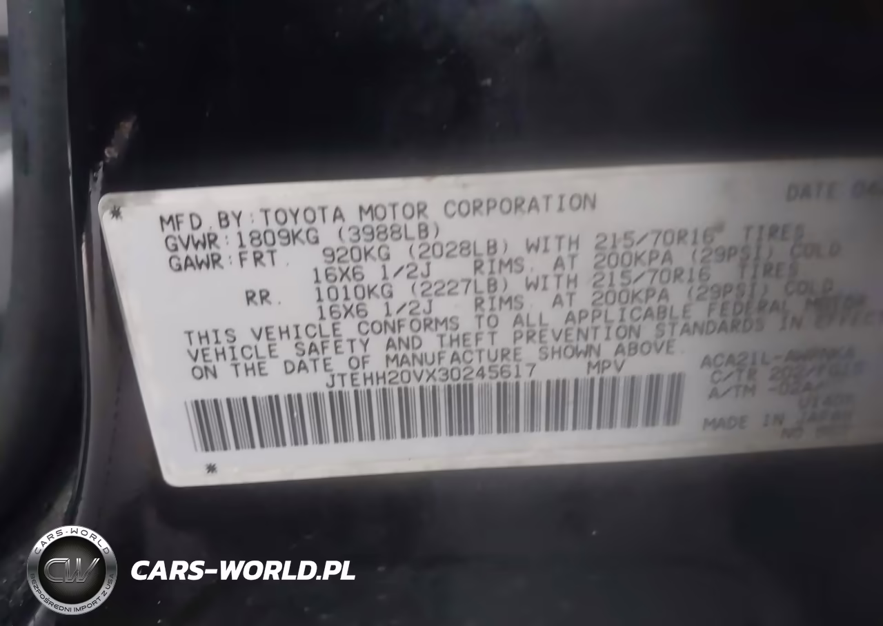 2003 Toyota Rav4 VIN:JTEHH20VX30245617 - 9
