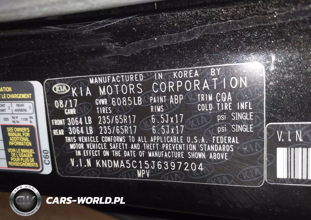 2018 Kia Sedona L VIN:KNDMA5C15J6397204 - 9