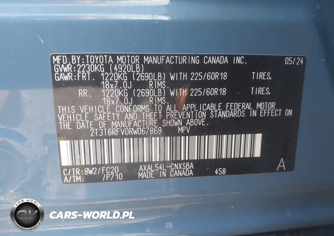 2024 Toyota Rav4 Hybrid Se VIN:2T3T6RFV0RW067869 - 9