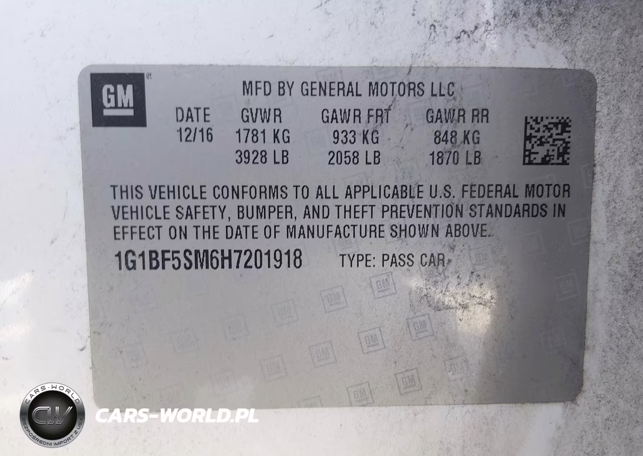 2017 Chevrolet Cruze Premier VIN:1G1BF5SM6H7201918 - 9