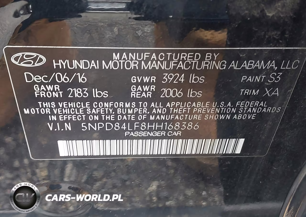 2017 Hyundai Elantra Se VIN:5NPD84LF8HH168386 - 9