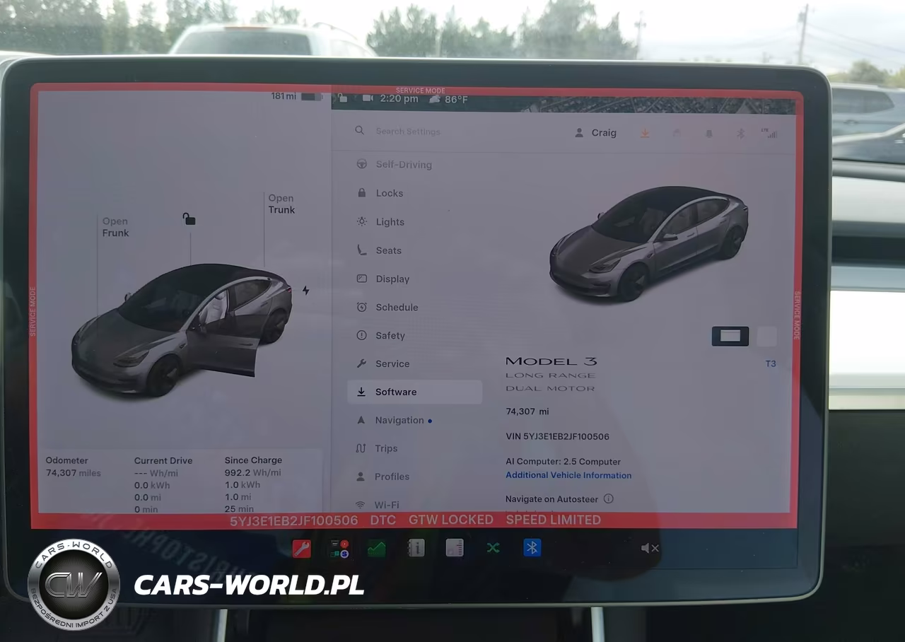 2018 Tesla Model 3 Long Range-Performance VIN:5YJ3E1EB2JF100506 - 7