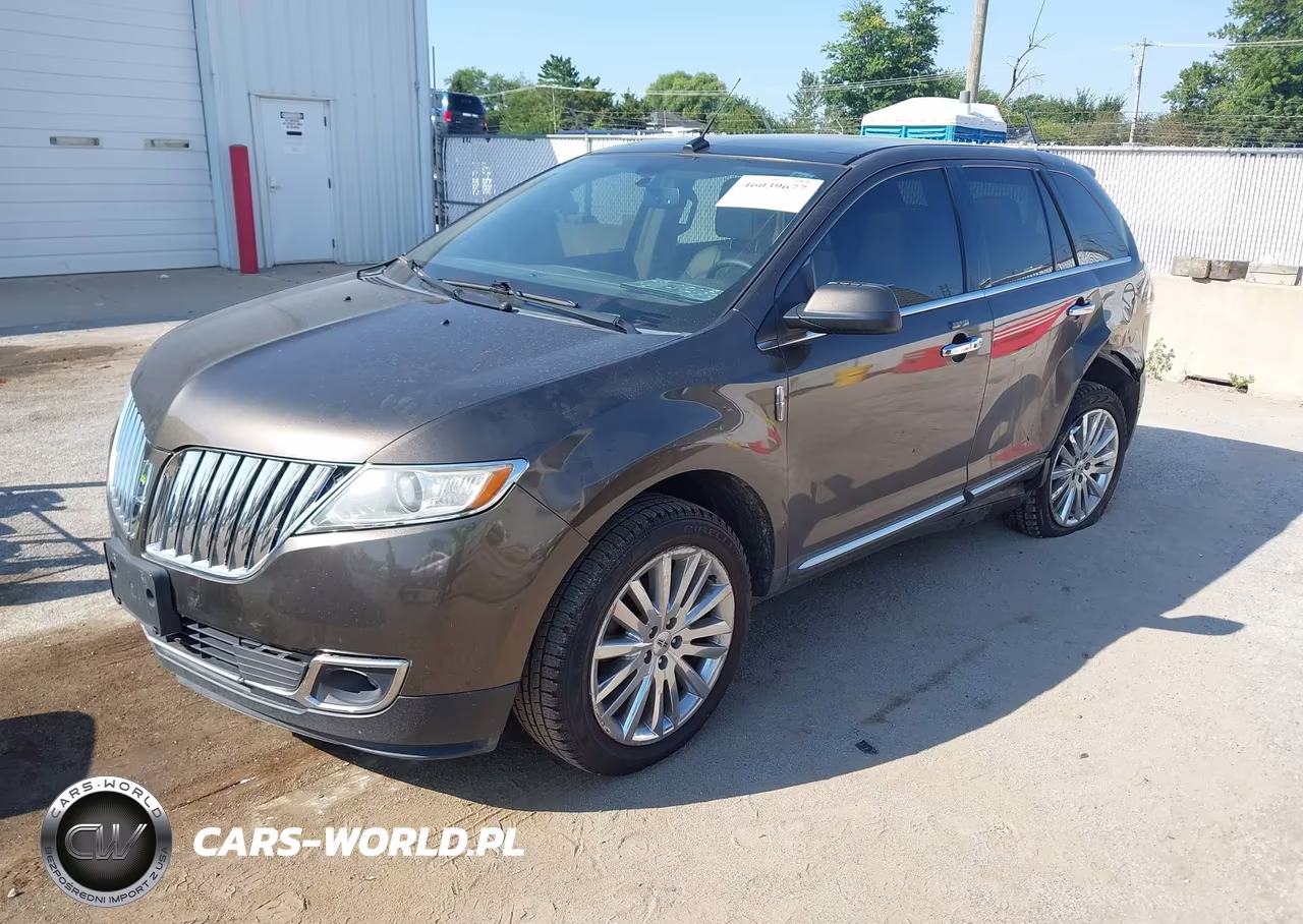 2011 Lincoln Mkx VIN:2LMDJ8JK1BBJ28620 - 2
