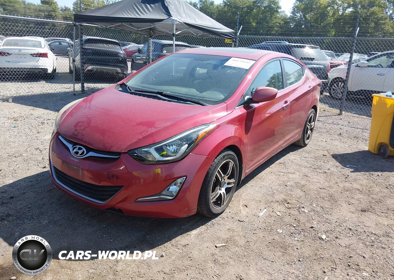 2015 Hyundai Elantra Se VIN:KMHDH4AE1FU354814 - 2