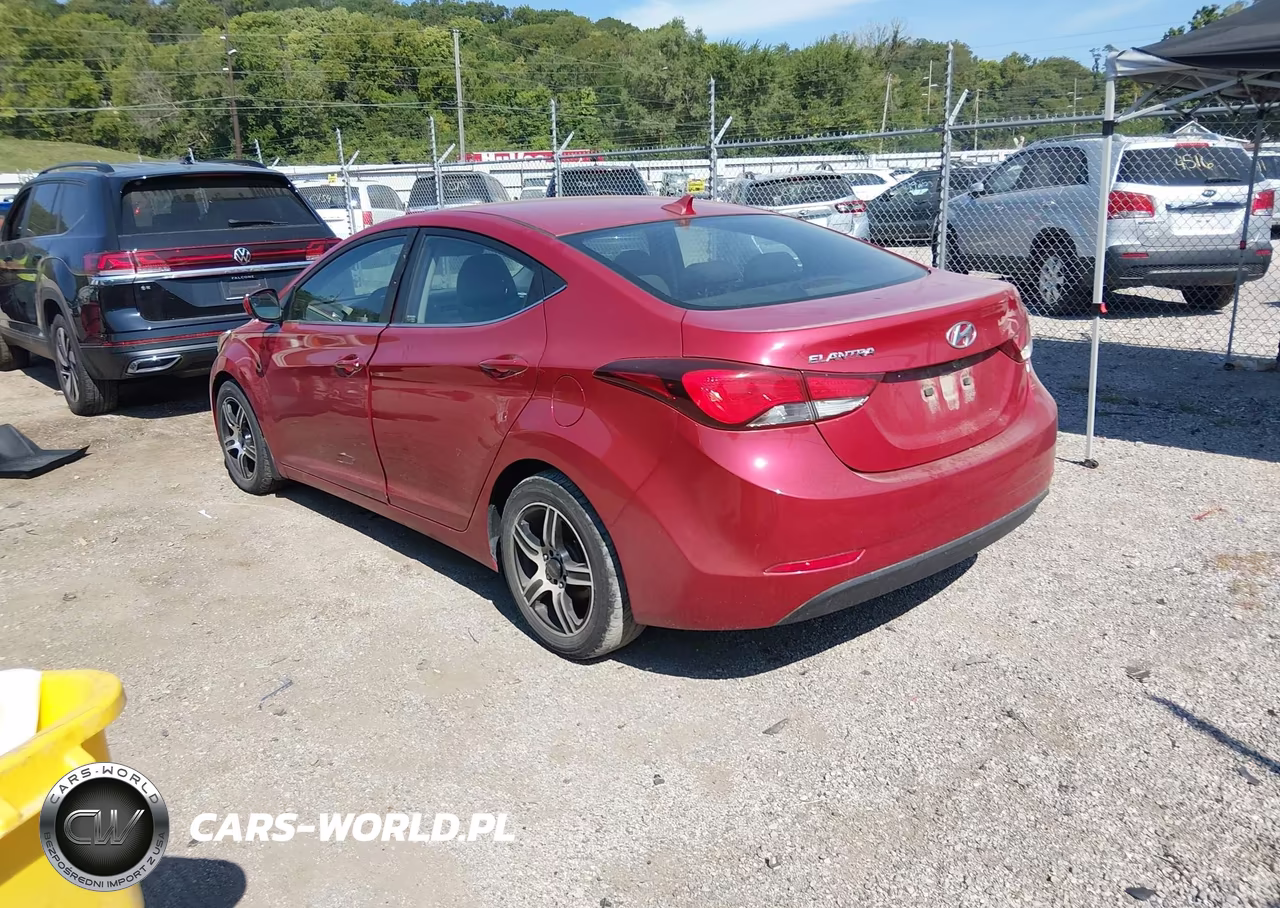 2015 Hyundai Elantra Se VIN:KMHDH4AE1FU354814 - 3