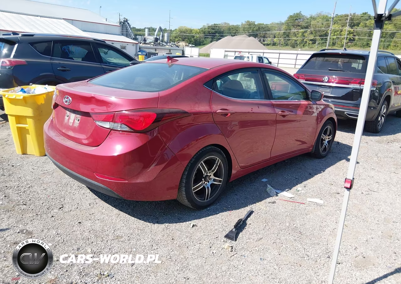 2015 Hyundai Elantra Se VIN:KMHDH4AE1FU354814 - 4
