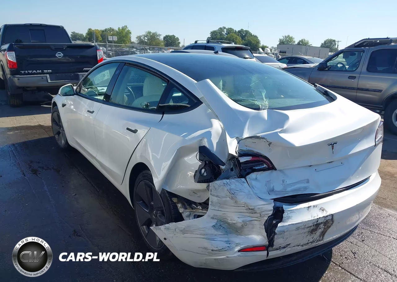 2021 Tesla Model 3 Standard Range Plus Rear-Wheel Drive VIN:5YJ3E1EA0MF921714 - 3