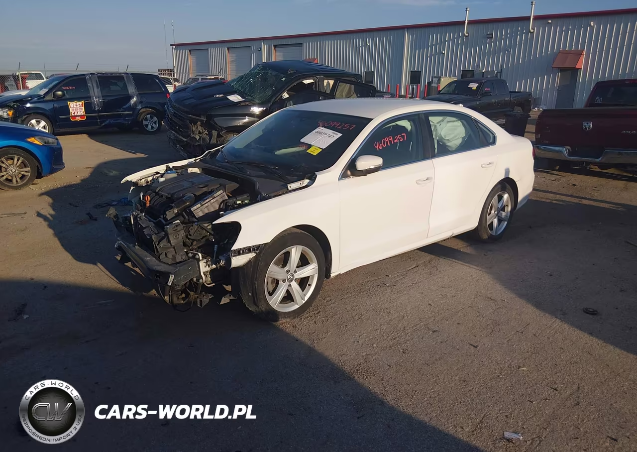 2013 Volkswagen Passat 2.5L Se VIN:1VWBP7A37DC126699 - 2