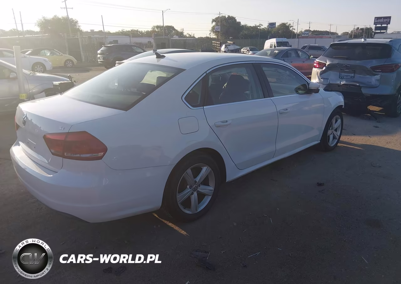2013 Volkswagen Passat 2.5L Se VIN:1VWBP7A37DC126699 - 4