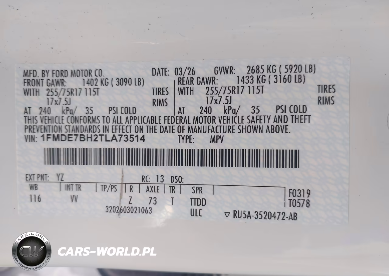 2026 Ford Bronco Big Bend VIN:1FMDE7BH2TLA73514 - 9