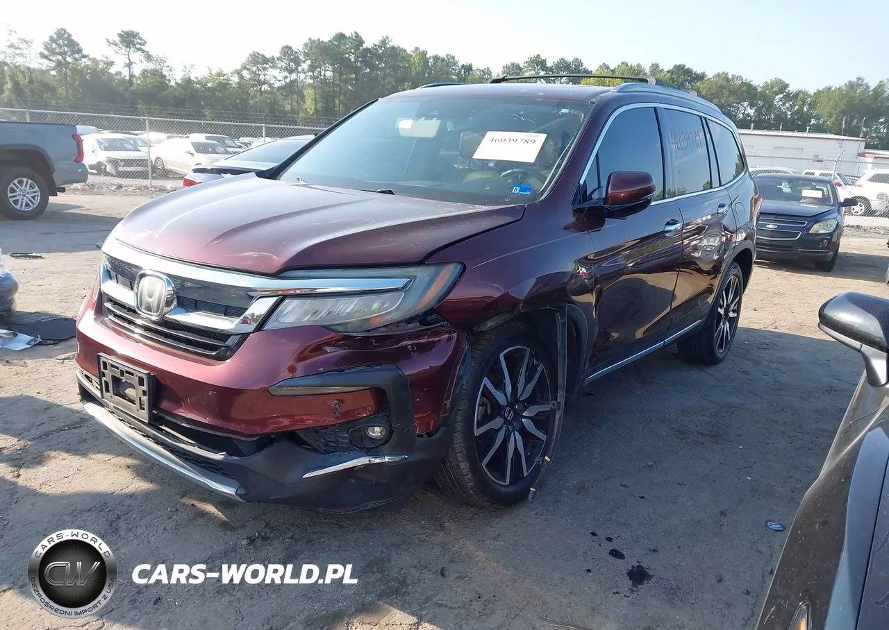 2019 Honda Pilot Touring VIN:5FNYF6H68KB012981 - 2