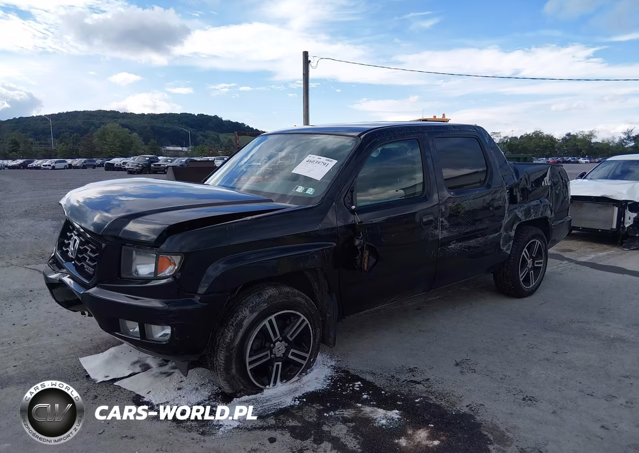 2013 Honda Ridgeline Sport VIN:5FPYK1F76DB016404 - 2