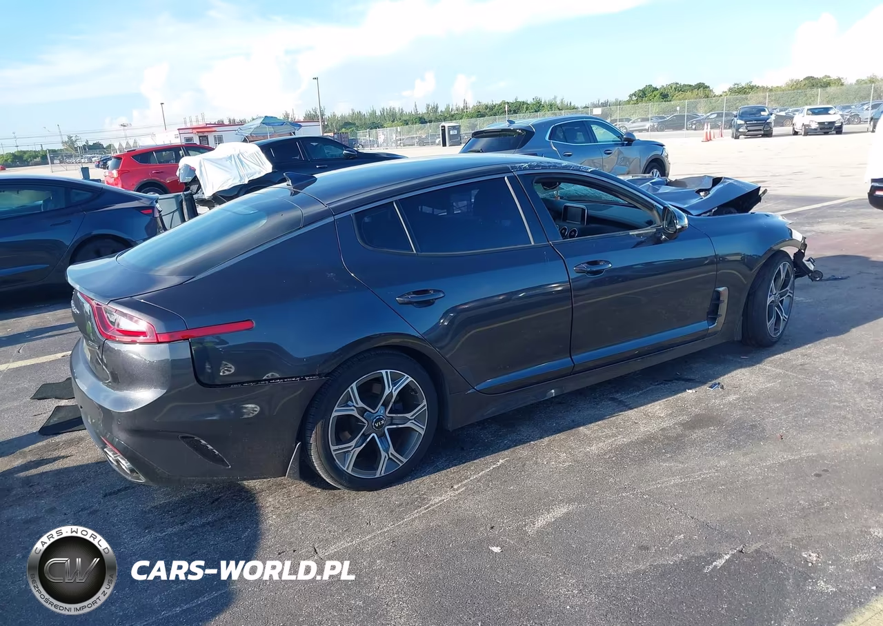 2021 Kia Stinger Gt-Line VIN:KNAE15LA7M6097864 - 4