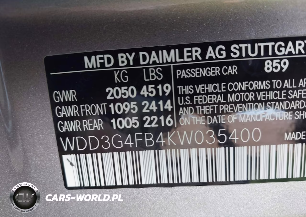 2019 Mercedes-Benz A 220 4Matic VIN:WDD3G4FB4KW035400 - 9