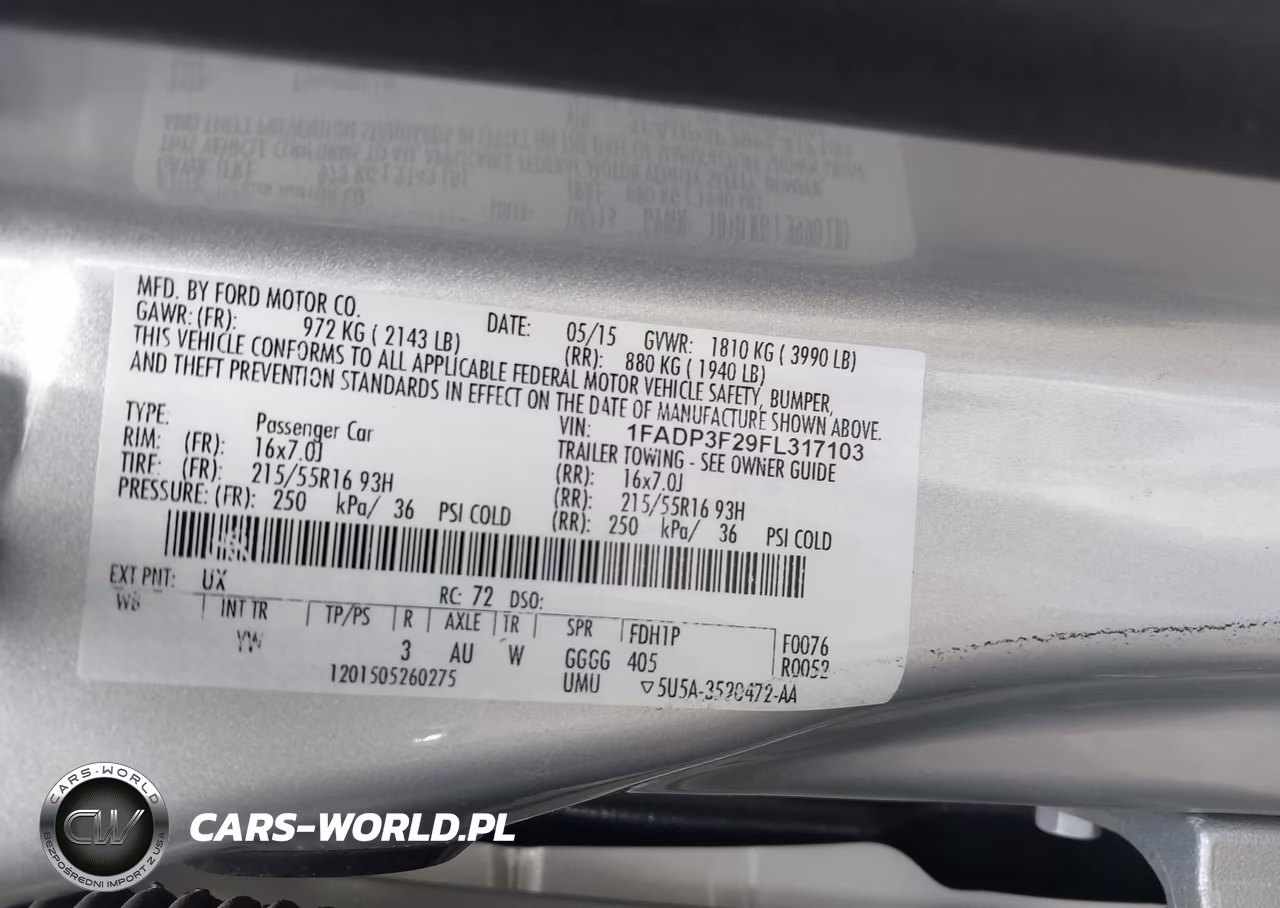 2015 Ford Focus Se VIN:1FADP3F29FL317103 - 9