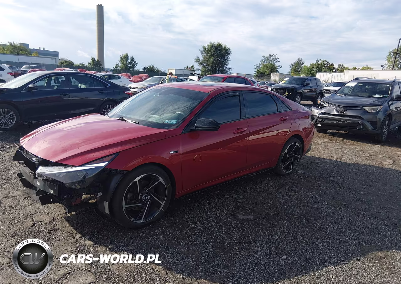 2023 Hyundai Elantra N Line VIN:KMHLR4AF6PU408384 - 2