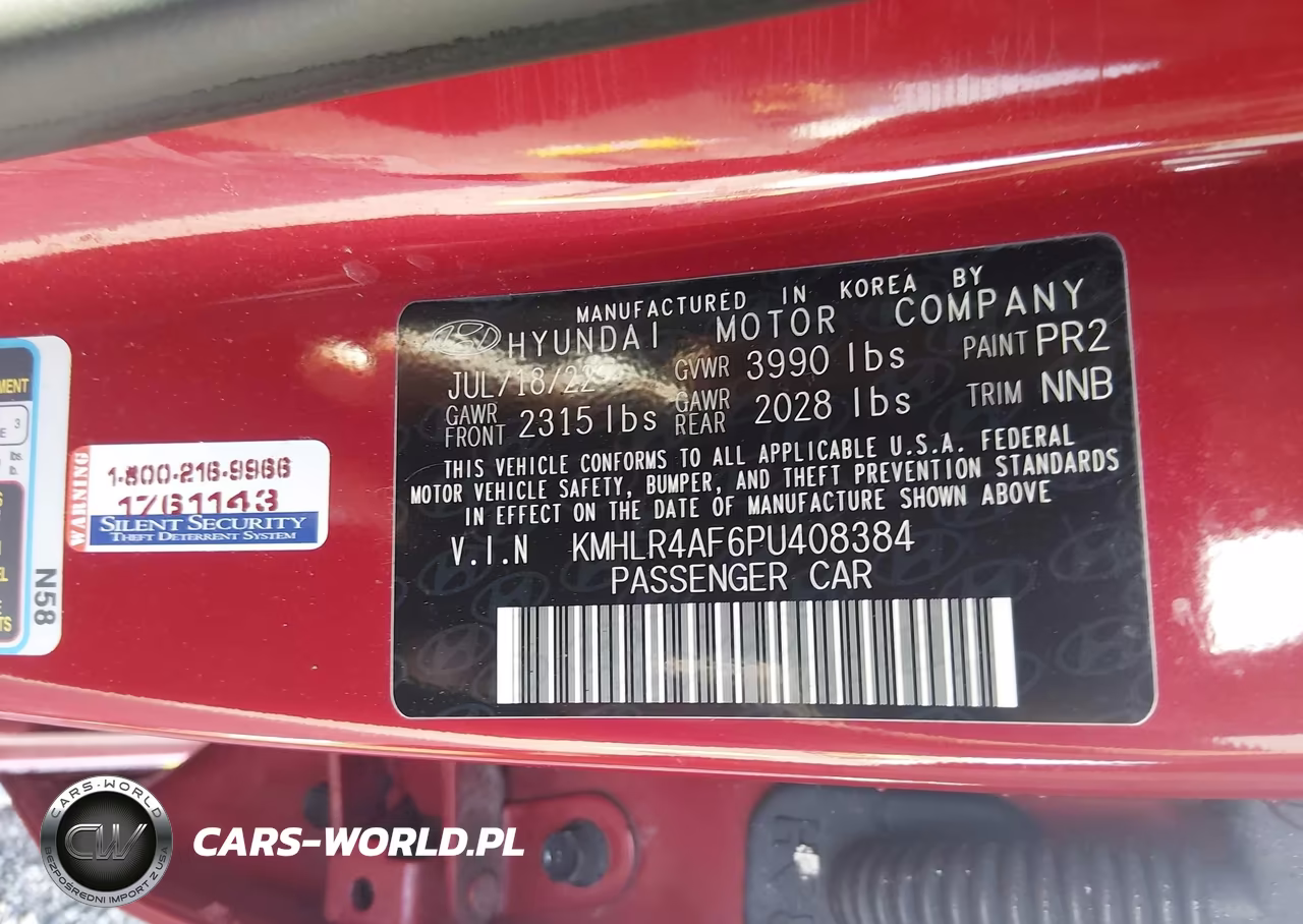 2023 Hyundai Elantra N Line VIN:KMHLR4AF6PU408384 - 9