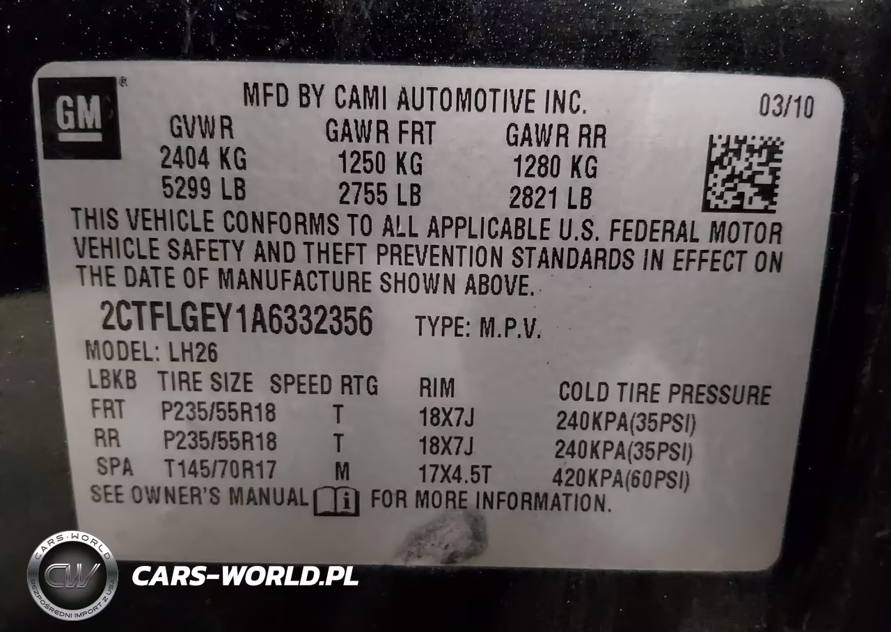 2010 GMC Terrain Slt-1 VIN:2CTFLGEY1A6332356 - 9