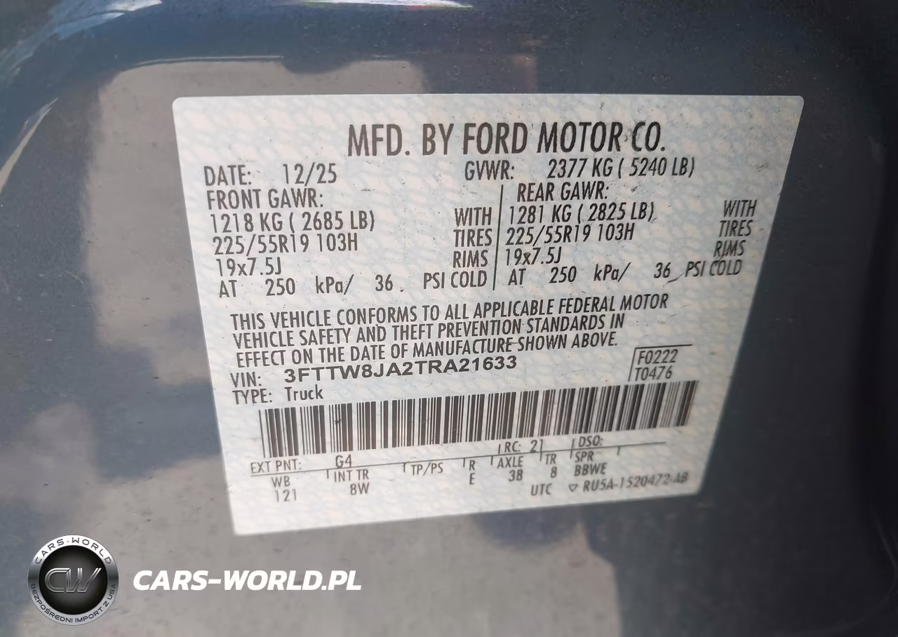 2026 Ford Maverick Xlt VIN:3FTTW8JA2TRA21633 - 9