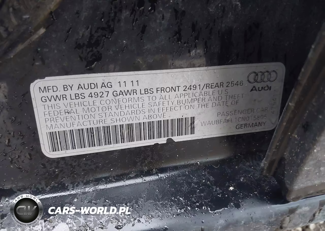 2012 Audi A4 2.0T Premium VIN:WAUBFAFL1CN015805 - 9