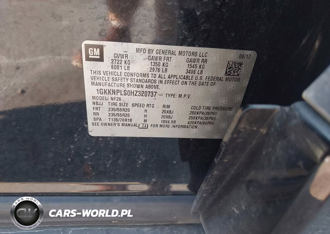 2017 GMC Acadia Denali VIN:1GKKNPLS0HZ320737 - 9