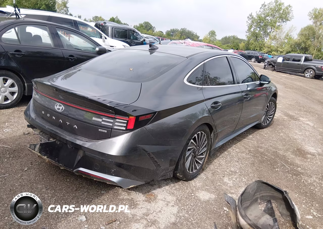 2025 Hyundai Sonata Hybrid Sel VIN:KMHL34JJ8SA104022 - 4