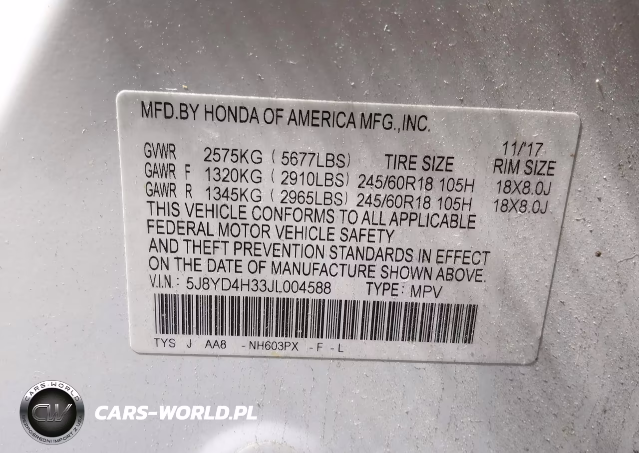 2018 Acura Mdx VIN:5J8YD4H33JL004588 - 9