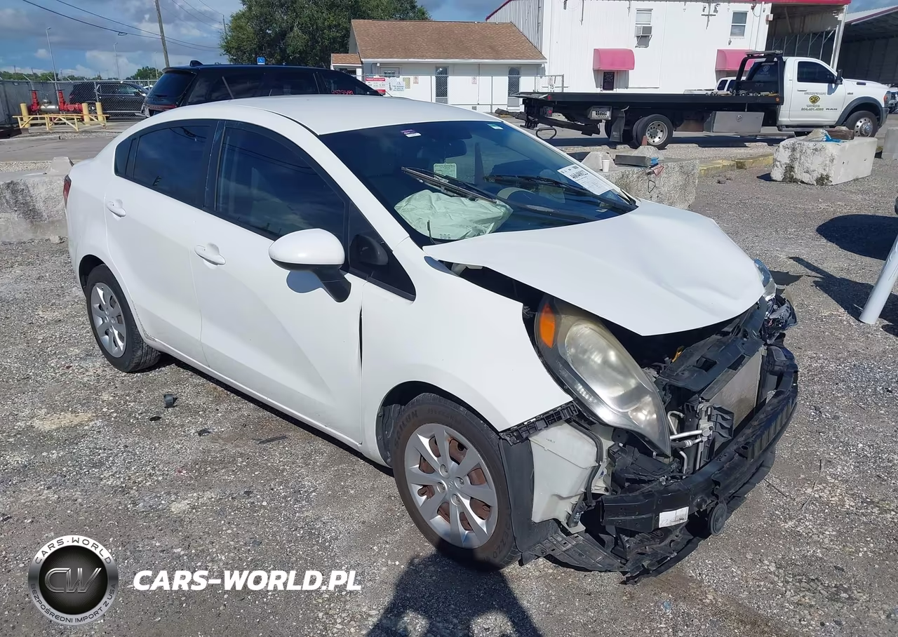 2013 Kia Rio Lx VIN:KNADM4A36D6124702 - 1
