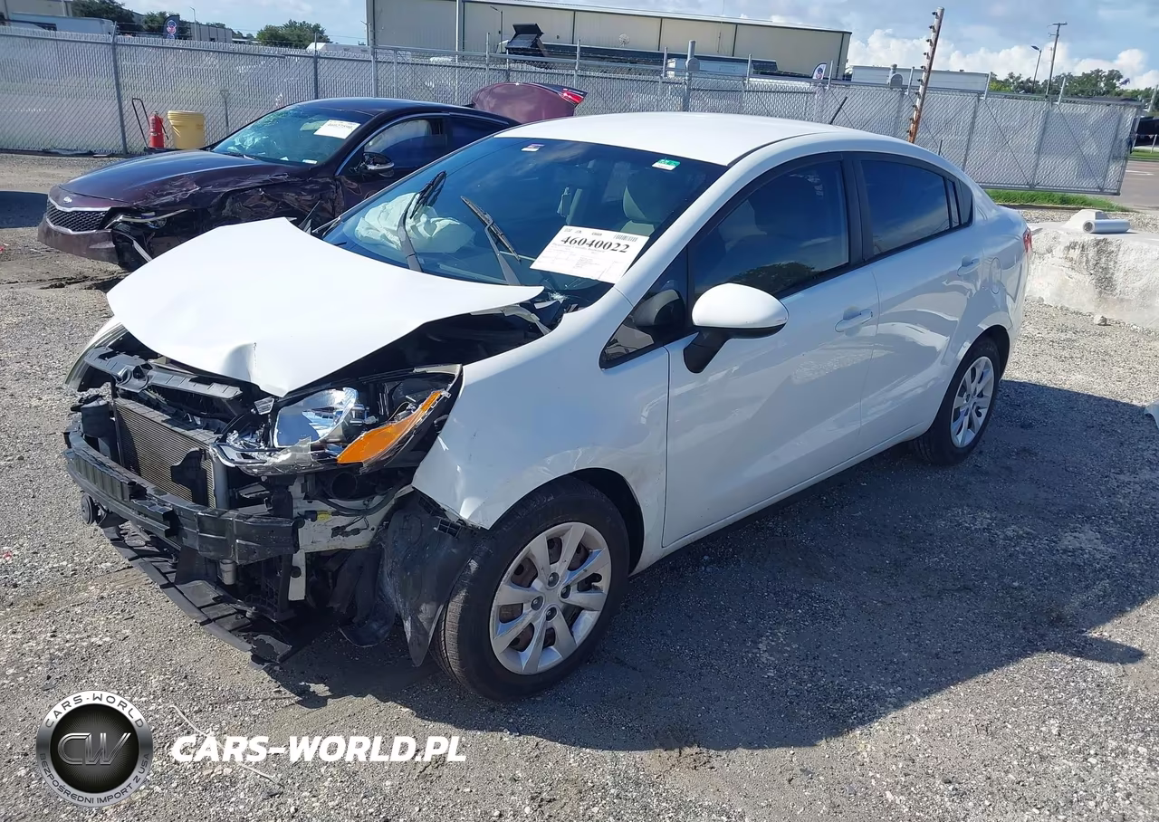 2013 Kia Rio Lx VIN:KNADM4A36D6124702 - 2