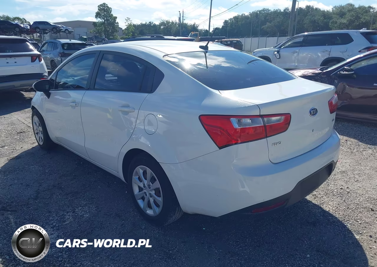 2013 Kia Rio Lx VIN:KNADM4A36D6124702 - 3