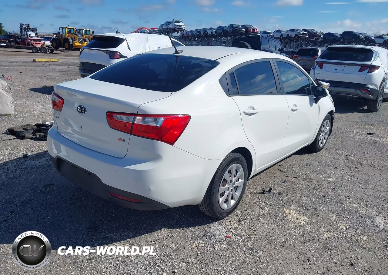 2013 Kia Rio Lx VIN:KNADM4A36D6124702 - 4