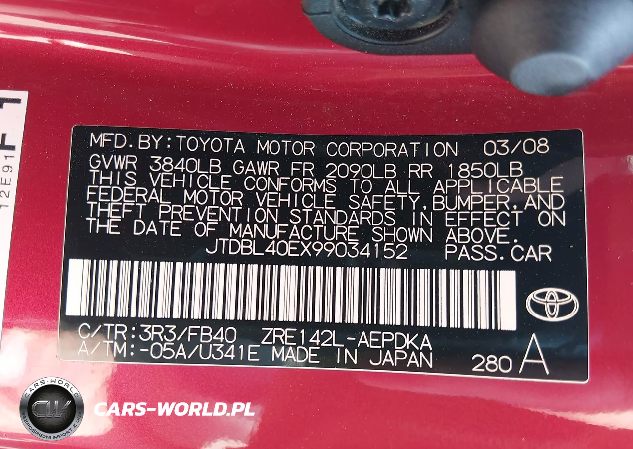 2009 Toyota Corolla Le VIN:JTDBL40EX99034152 - 9