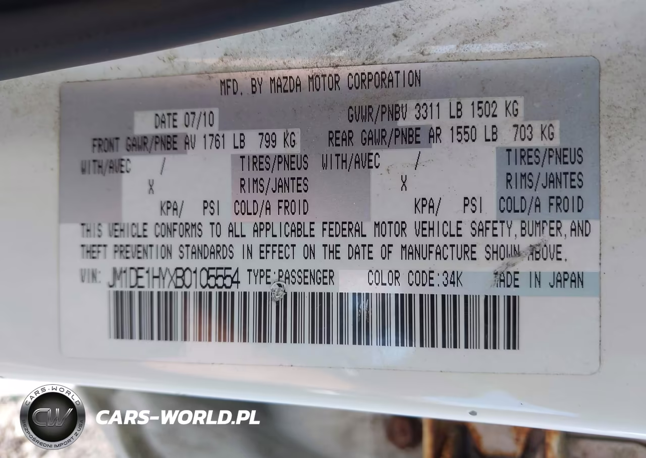 2011 Mazda Mazda2 Sport VIN:JM1DE1HYXB0105554 - 9
